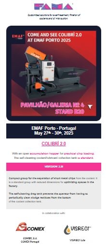 Saremo presenti a EMAF PORTO 2025
