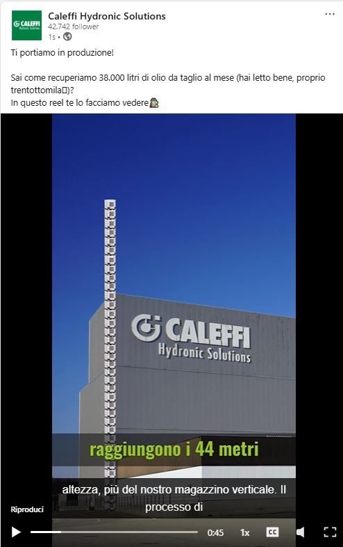 Ti portiamo in produzione!